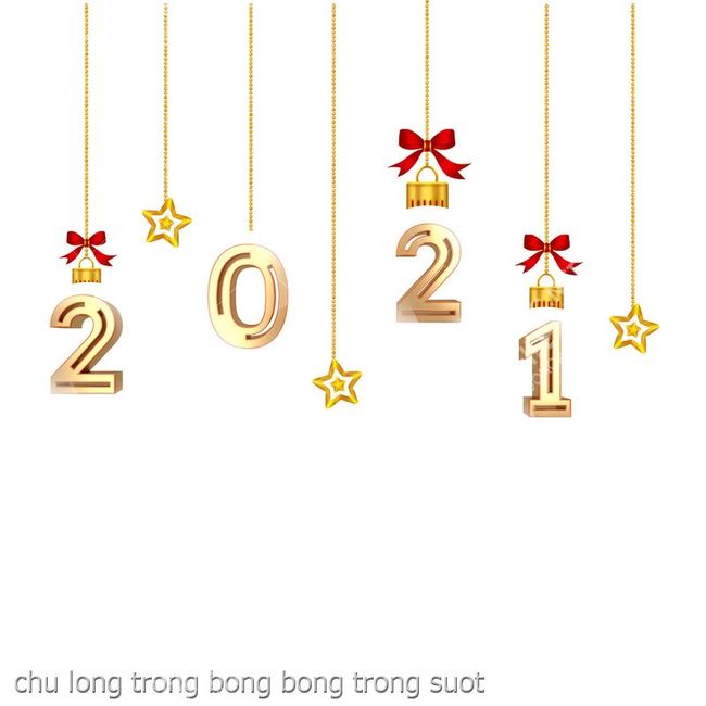 chu long trong bong bong trong suot